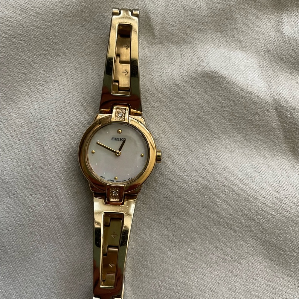 Gold women’s watch